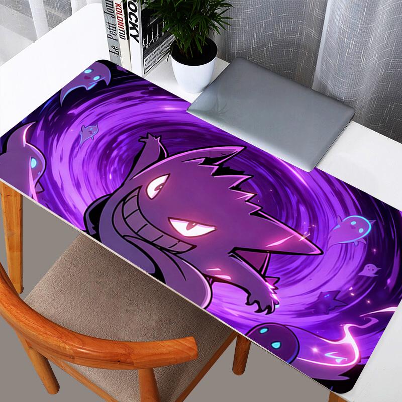 Large Mouse Pad Gamer PPokemons Gengar Computer Desk Mat Modern Table Keyboard Laptop Carpet Big Mouse Pads Gaming Mousepad