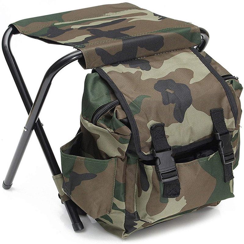 Portable Outdoor Folding Chair & Mountaineering Backpack