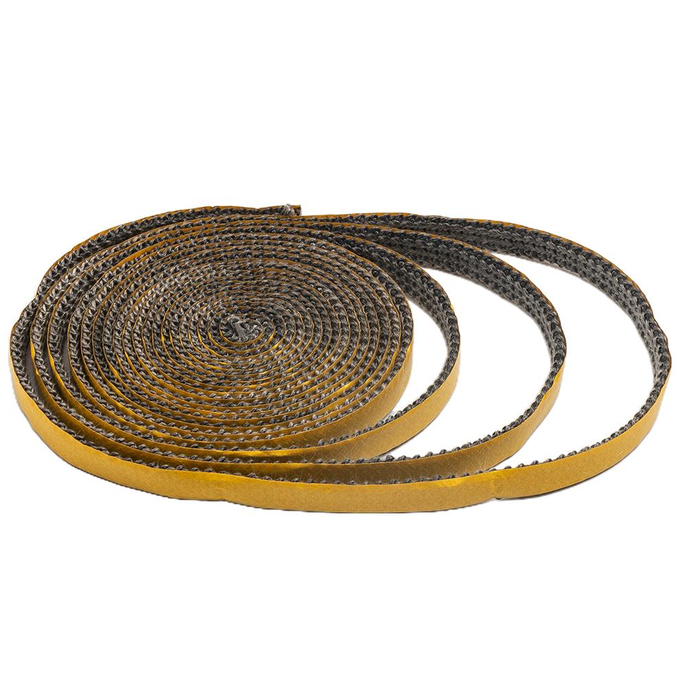 Sealing Tape for Fireplace Glass Door 4M Length 10mm Wide and 2mm Thick for Replacement and Sealing Applications