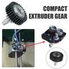Extruder Gear Replacement Compatible for K1C for Ender3 V3 3D Printer Heavy Duty Metal Reduction Gear 3D Printer Extruder Parts Accessories