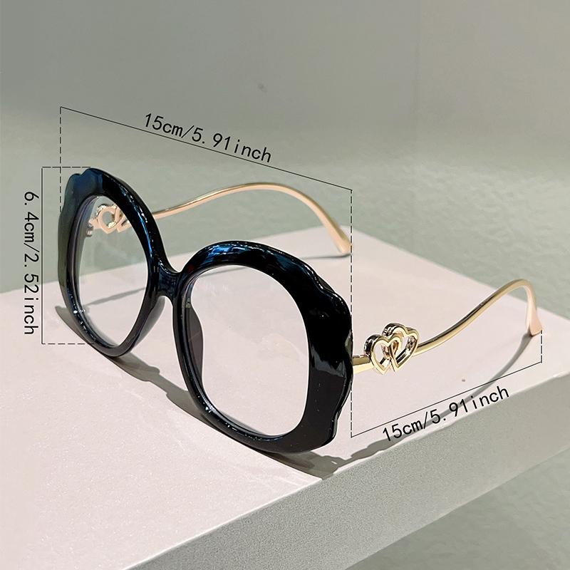 Oversized Round Glasses Women  New in Fashion Multi-color Optical Frames Trendy Vintage Luxury Brand Design Eyewear