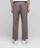 MUSINSA STANDARD Wide Hidden Banding Crop Slacks [Dusty Beige]