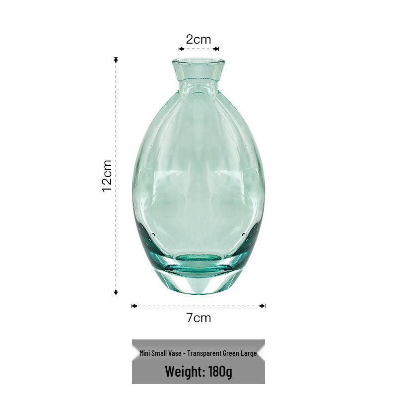 Cross-Border Light Luxury Mini Vase Set: Hydroponic Ornaments for Fresh Flowers in Living Room