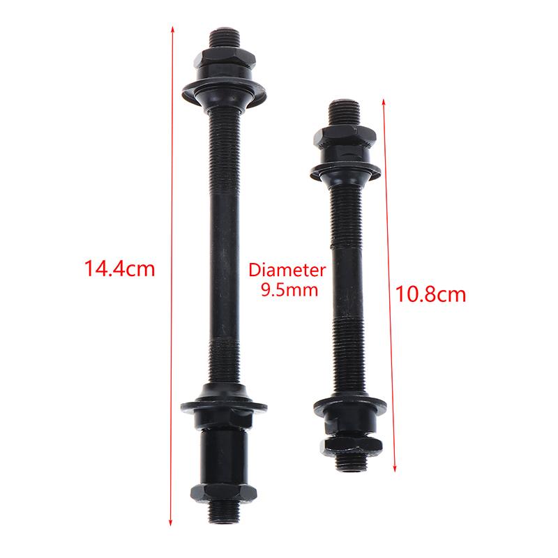 1/2Pcs Bike Hub Shaft Mountain Bike Hollow Quick Release Steel Hub Axle Bike Modification Accessories