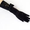 Accessories Dinner Dress Party Autumn Bow Women Satin Gloves Lace Long Gloves Etiquette Mittens