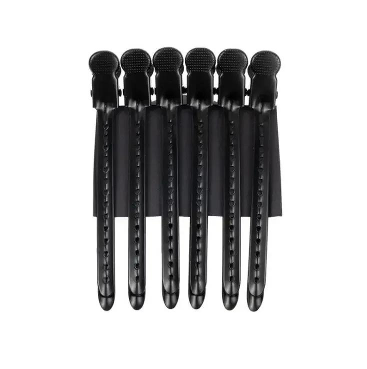 12 Stück Alligator Haarspangen Friseurklammern Stahl Haarnadeln Haarklammer Professioneller Barbier Für Lockige Frisur Abteilklammern