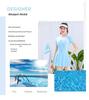 2026 Women's Conservative Slimming One-Piece Short Sleeve Swimsuit, Hot Spring Plain Patchwork, Customizable Swimwear.