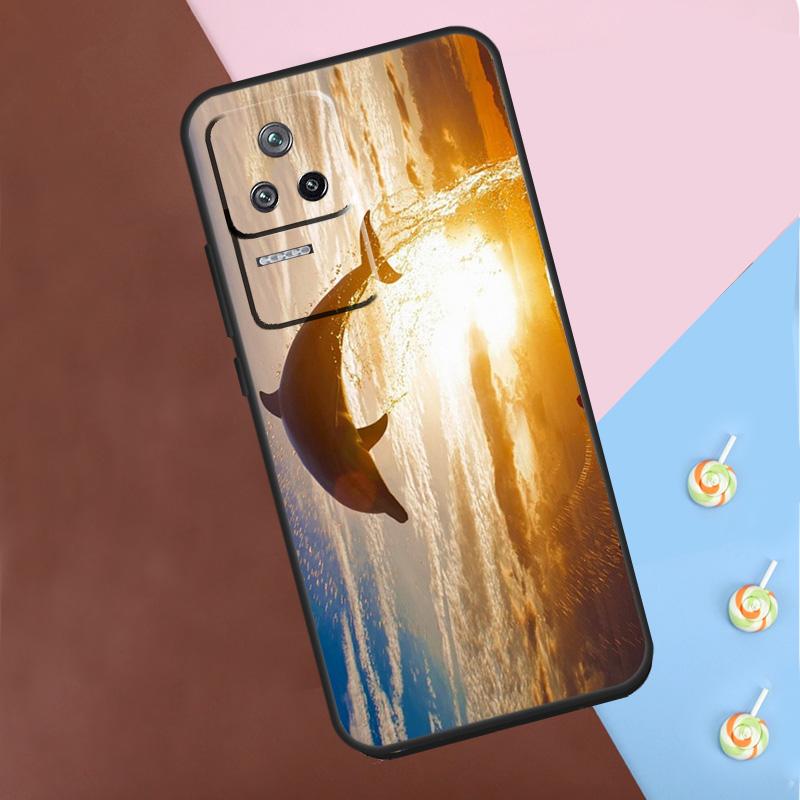 Ocean Dolphin Case For Xiaomi 13T Pro 14 12T 11T 12 13 Lite POCO F5 X3 X4 X5 X6 Pro M6 F3 F4 M5s Cover
