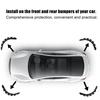 Reflective Car Stickers 2 Pieces Foldable Exterior Decals Warning Reflective Stickers For Car SUV Truck Motorcycle Front Rear