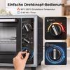 46 L Mini Oven with Rotisserie, Convection, Temperature Control and Timer, 1800 W, Black