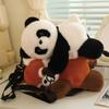 Crooked Head Bag Raccoon Panda Cute Plush Dolls Toy Children Gifts Birthday