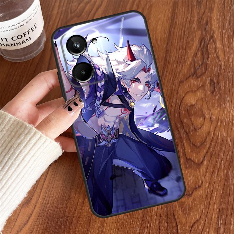 Genshin Impact Arataki Itto For Realme 15 Pro GT7 GT6 10 11 12 13 14 Pro Plus C75 C71 C65 C63 C61 C53 C67 C35 C55 Case