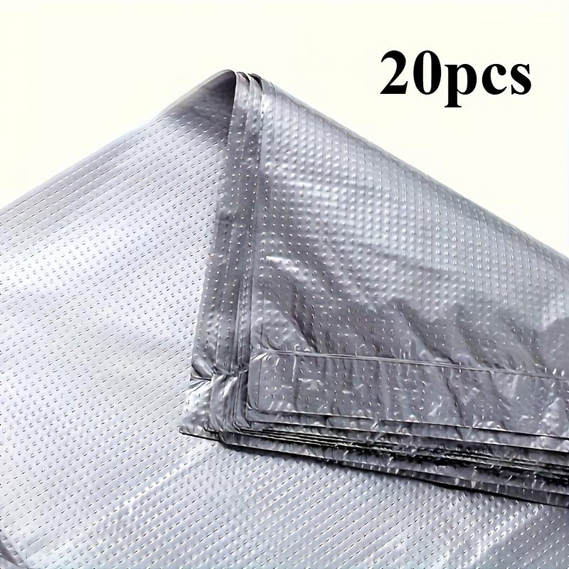 20pcs Heavy-Duty Waterproof Moving Bags with Handles - Dustproof, Durable Plastic, Suitable for Clothes, Bedding, Luggage