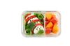 GLASS LUNCH CONTAINER with compartment 750ml