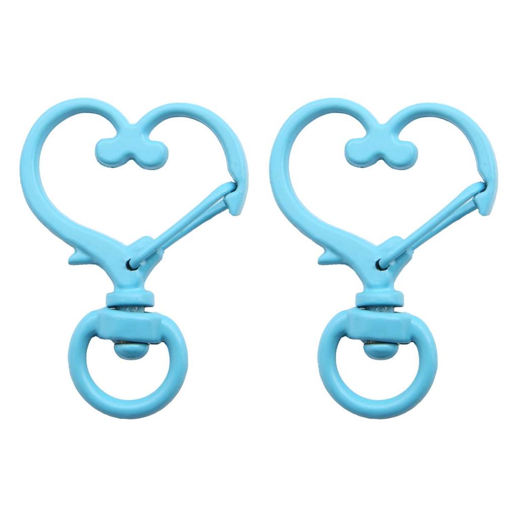 31X39mm Candy Colored Alloy Shell Shaped Spring Buckle Special-shaped DIY keychain Accessories Creative Accessories Hanging Ornaments