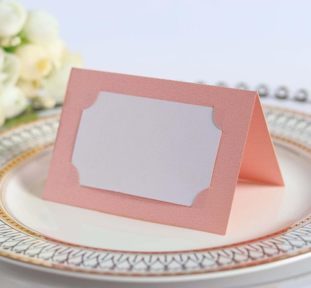 25/50Pcs Place Cards Wedding Party Decoration Table Decor Table Name Message Greeting Card Event Party Supplies Seating Card
