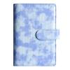 Macaron PU Leather Binder Budget Book A6 Cash Envelope Planner, Creative Finance Organizer Notebook