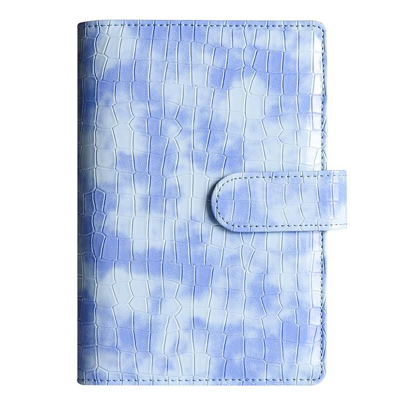 Macaron PU Leather Binder Budget Book A6 Cash Envelope Planner, Creative Finance Organizer Notebook