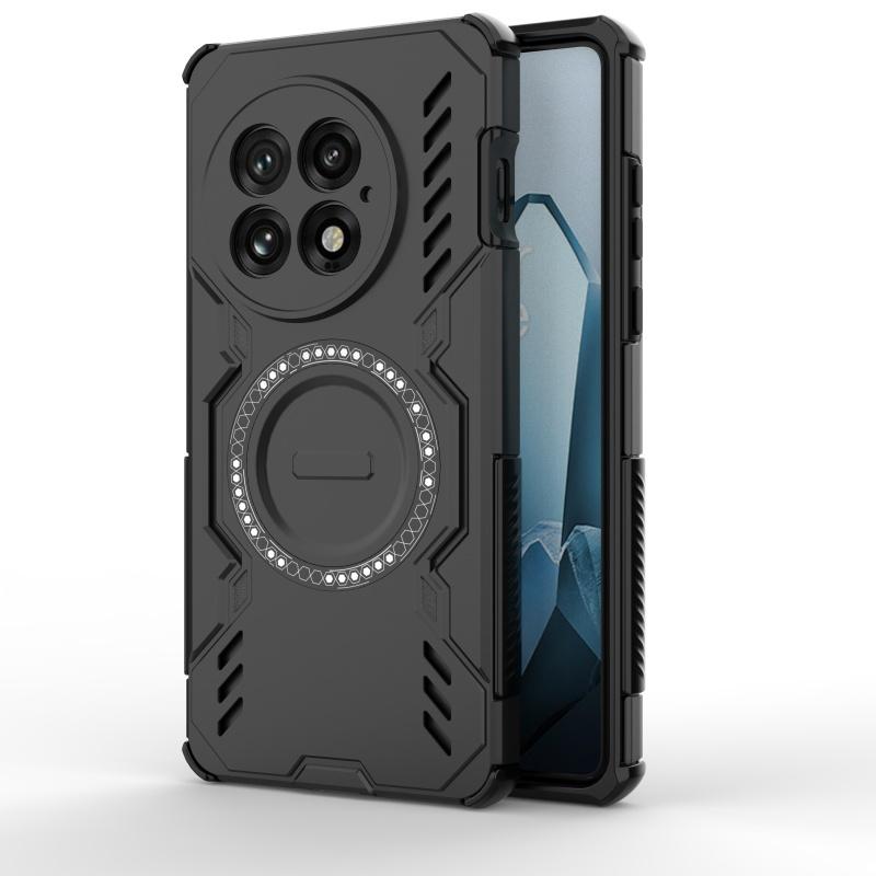 Für Oneplus 13 Hülle Abdeckung Oneplus 13 Capas Handy Rückseite Ringförmig Magnetisch Hart Stoßfest Magsafe Kabelloses Laden Fundas Oneplus 13