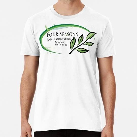 

Four Seasons Total Landscaping S to 5XL Made in the USA 100% Cotton T-shirt Mens Tees Top 4XL