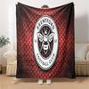 Brentford Football Club Logo Flannel Blanket, Soft Polyester, Modern Design, All-Season for Camping, Travel, Gifts for Holidays or Birthdays