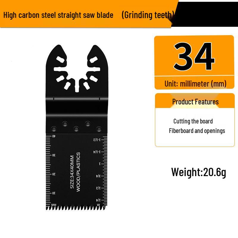 Universal Multifunctional Oscillating Saw Blade for Woodworking and Grinding