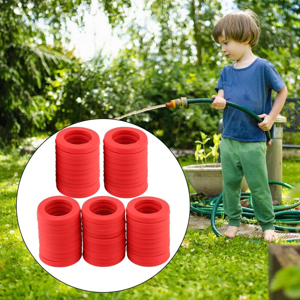 Water Hose Gasket Washers 50 Pieces Garden Hose O Ring Gasket Fittings Leak-Proof Repair Tools For Sprinkler Faucets Sink Shower