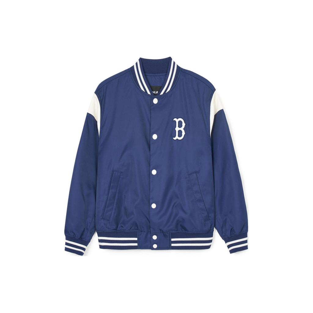 New MLB SS24 Boston Red Sox Baseball Jacket Unisex Navy Blue 3AJPV0641-43NYS