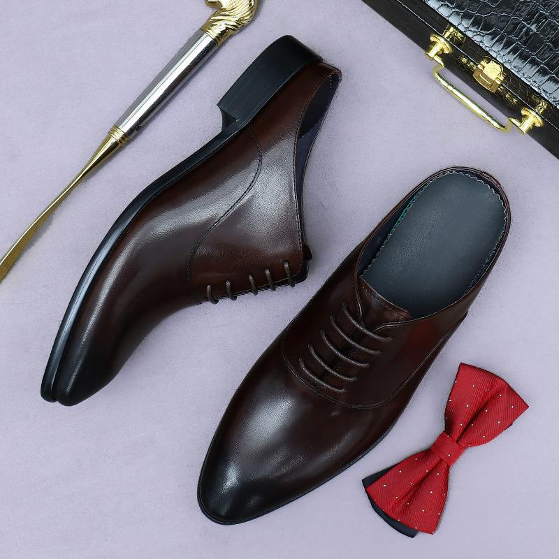 Luxuriöse Herrenschuhe aus echtem Leder, hochwertige Herrenschuhe, Oxford-Hochzeitsschuhe für Herren, Lederschuhe für Herren 2024, Gentleman-Büroschuhe