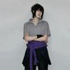 Anime Uchiha Sasuke Cosplay Kostym topp byxor bälte Cos Konvent gåva vuxen Unisex-version