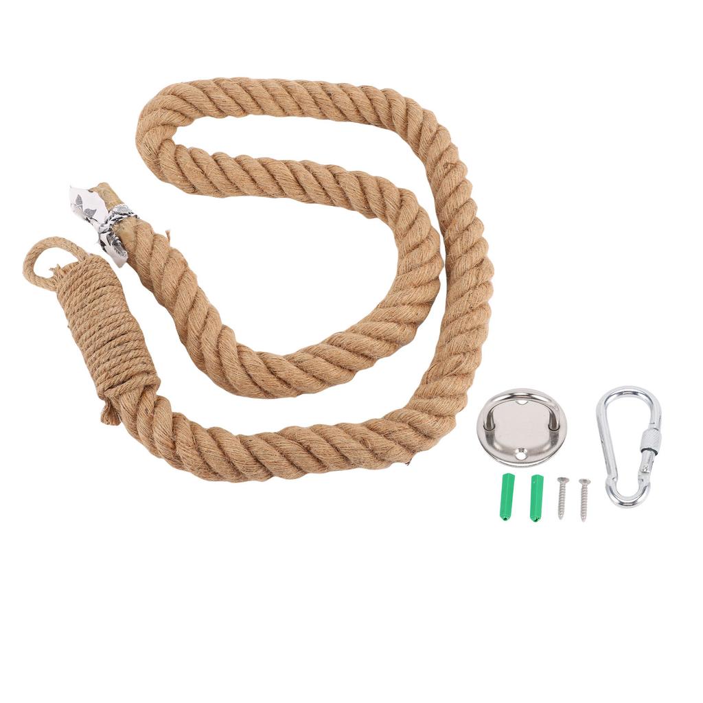 Cat Climbing Rope for Ceiling with Hook Screws Clip Wall Mounted Kitten Rope Scratching Post Cat Furniture