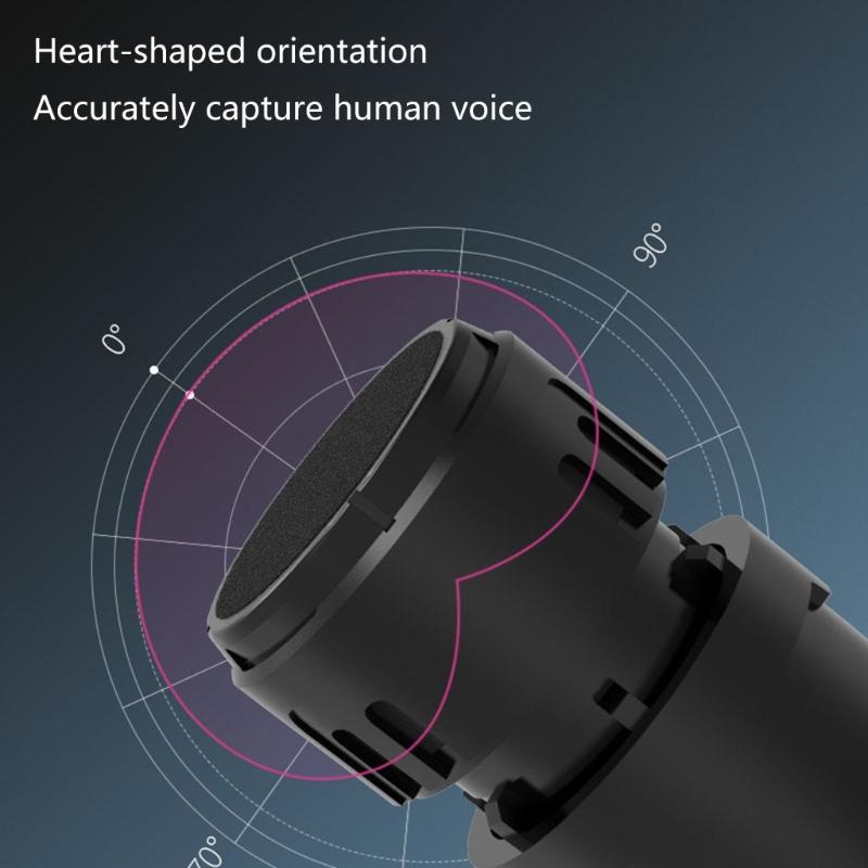Dynamic Cardioid Mic Head with High Sensitivity Microphone Capsules for Singers and Auditory Producers