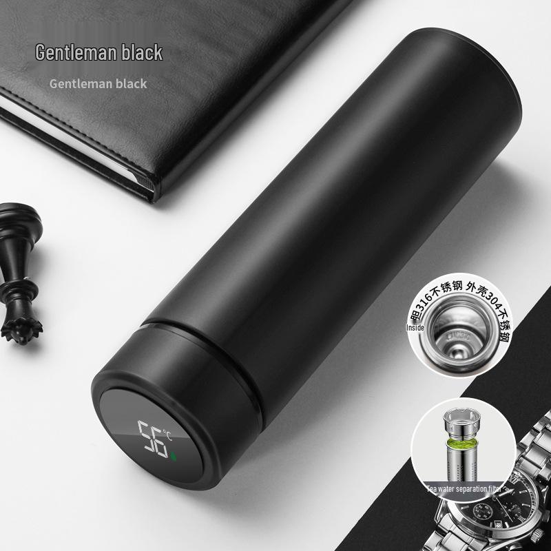 Smart Temperature Display 316 Stainless Steel Insulated Water Cup, Large Capacity High-End Insulated Mug