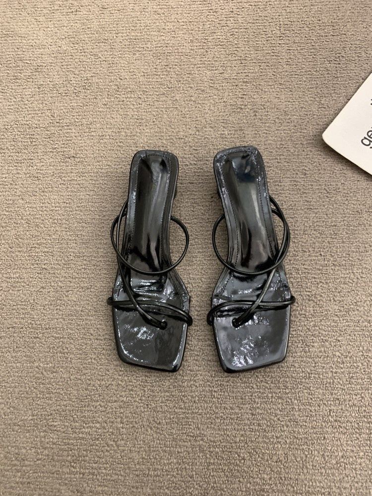 

French design sense matching skirt Roman high heels silver cool slippers women s summer wear golden fairy sandals 35