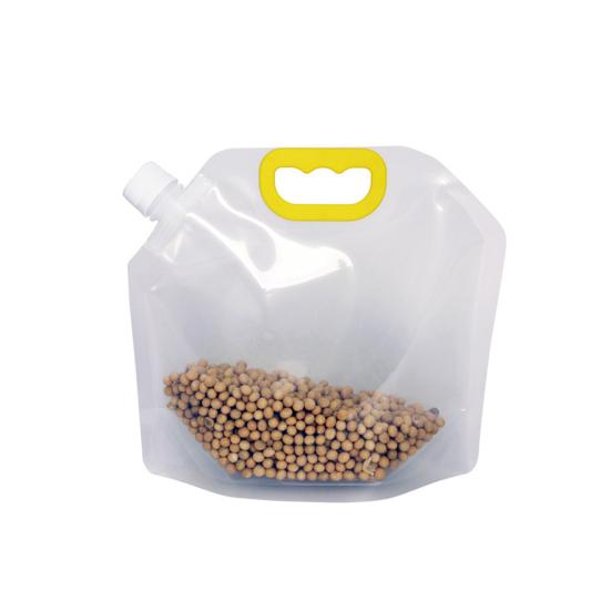 

Пищевая упаковка Мешок большого диаметра Высокая вместимость Прозрачный влагонепроницаемый кухонный свежий зерновой герметичный мешок для хранения товаров для дома M