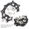 2Pcs 19 Teeth Outdoor Snow Climbing Crampons AntiSlips Shoes Covers Mountaineering Spikes