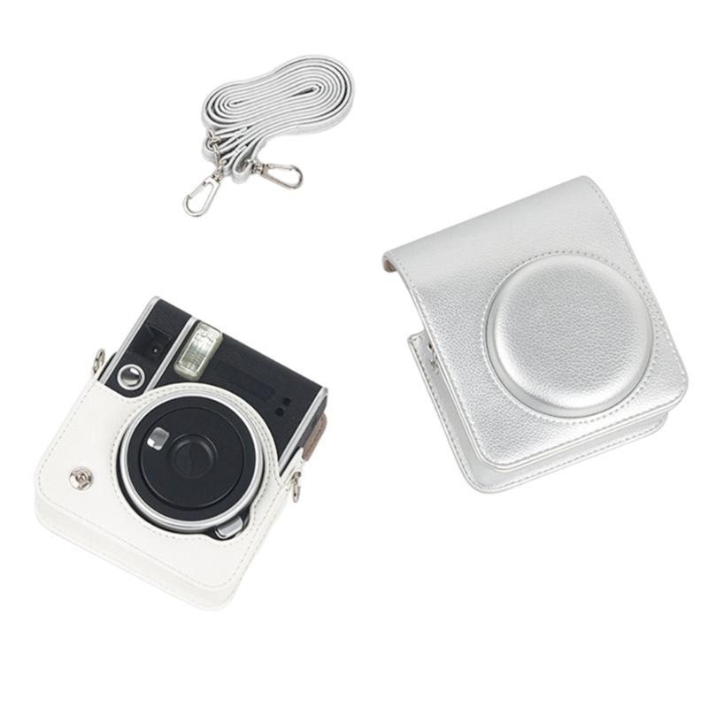 PU Leather Camera Bag Carrying Storage Bag with Adjustable Strap Camera Shoulder Bag Anti-Scratch for Mini 40