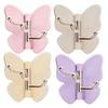 4PCS Butterfly Rotating Adhesive Hook, with 3 Swivel No Drill Wall Hook, Space Saving Adhesive Hook for Bathroom Kitchen Bedroom