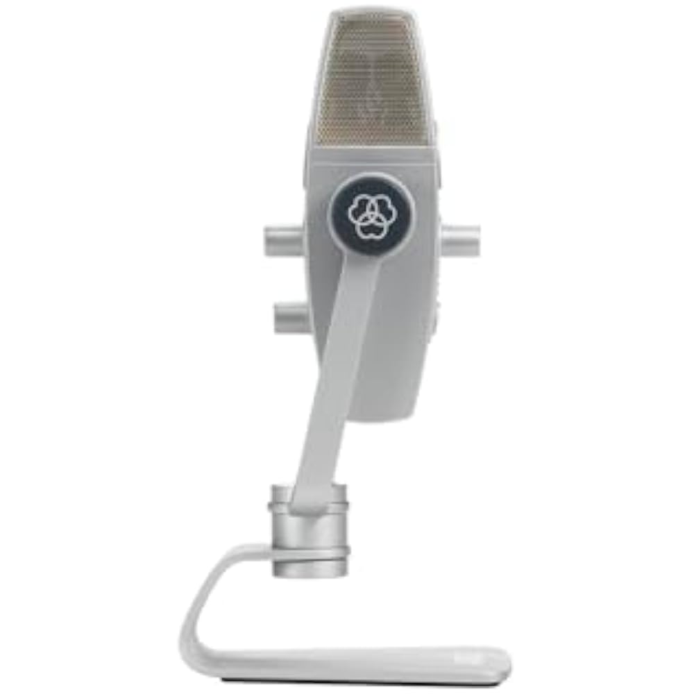 AKG LYRA C44 USB Condenser Microphone Blucoil Pop Filter Windscreen 3-FT USB 2.0 Type-A Extension...