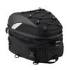 Motorcycle Rear Seat Bag Pack Waterproof Oxford Cloth HighDensity Woven Reflective Universal(White )