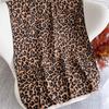 New Fashion Leopard Print Design Winter Scarf Cashmere for Women Jacquard Pashmina Wrap Female Thick Blanket Soft Bufanda Shawl