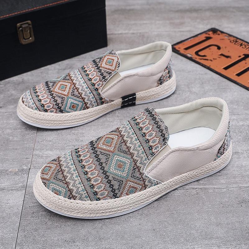 Men Shoes 2025 Summer Loafers Man New Fashion Comfortable Lightweight Footwear Soft Men Casual Vulcanized Canvas Shoe Zapatillas