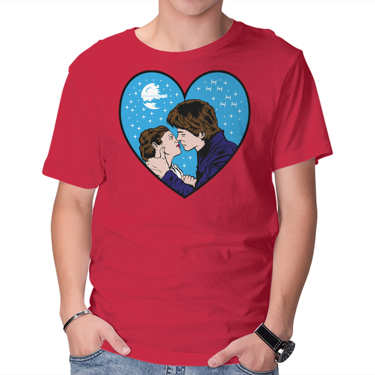 Unisex Crew Neck T-Shirt I Love You I Know Graphic Short Sleeve Casual Tee M