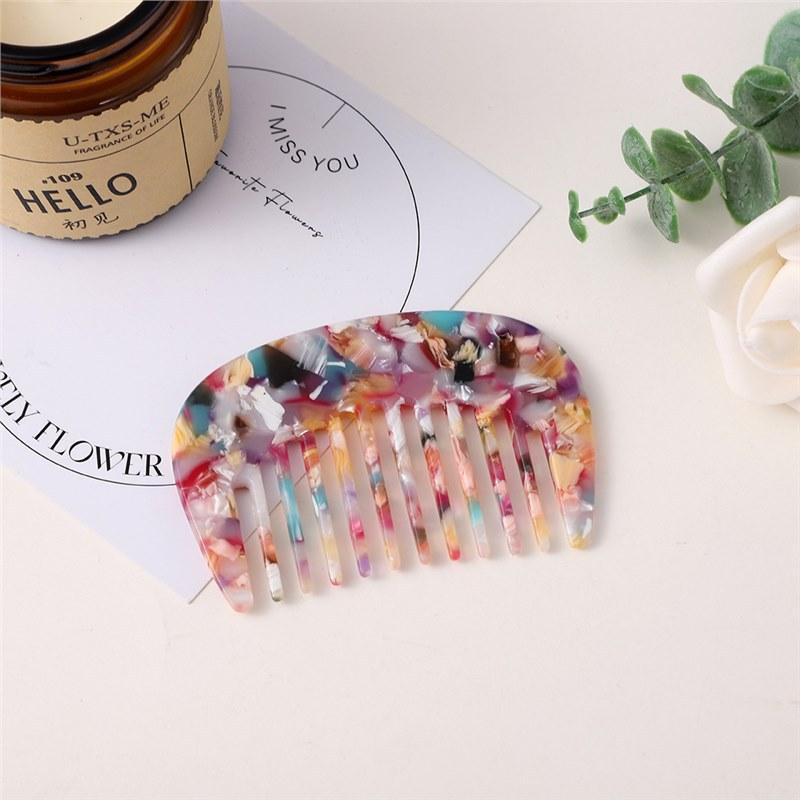 Acetic Acid Hair Comb Multi Color Portable Easy To Carry Small Comb Holiday Traveling Pocket Comb Hairdressing Styling Tools