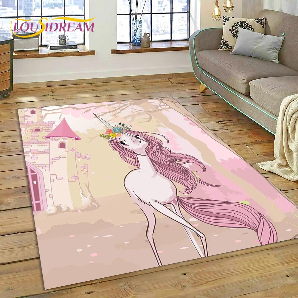 Cute Dream Ballet Girl Ballerina Fairy Carpet Rug for Bedroom Living Room Home Sofa Decoration,Child Game Large Decor Floor Mat