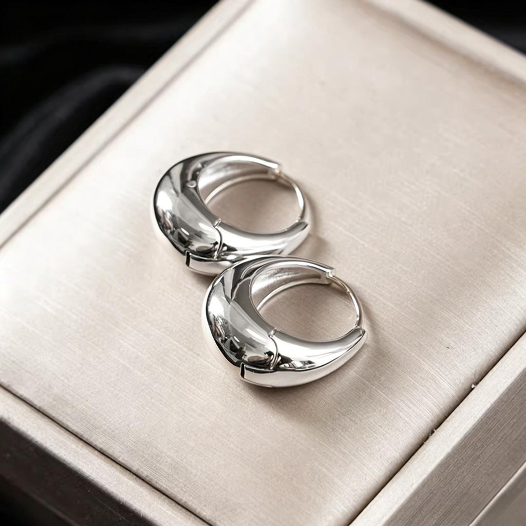 6Pcs Stainless Steel CZ Hoop Earrings Set for Women Fashion Elegant Versatile Crystal Circle Huggie Earring Punk Jewelry Gifts