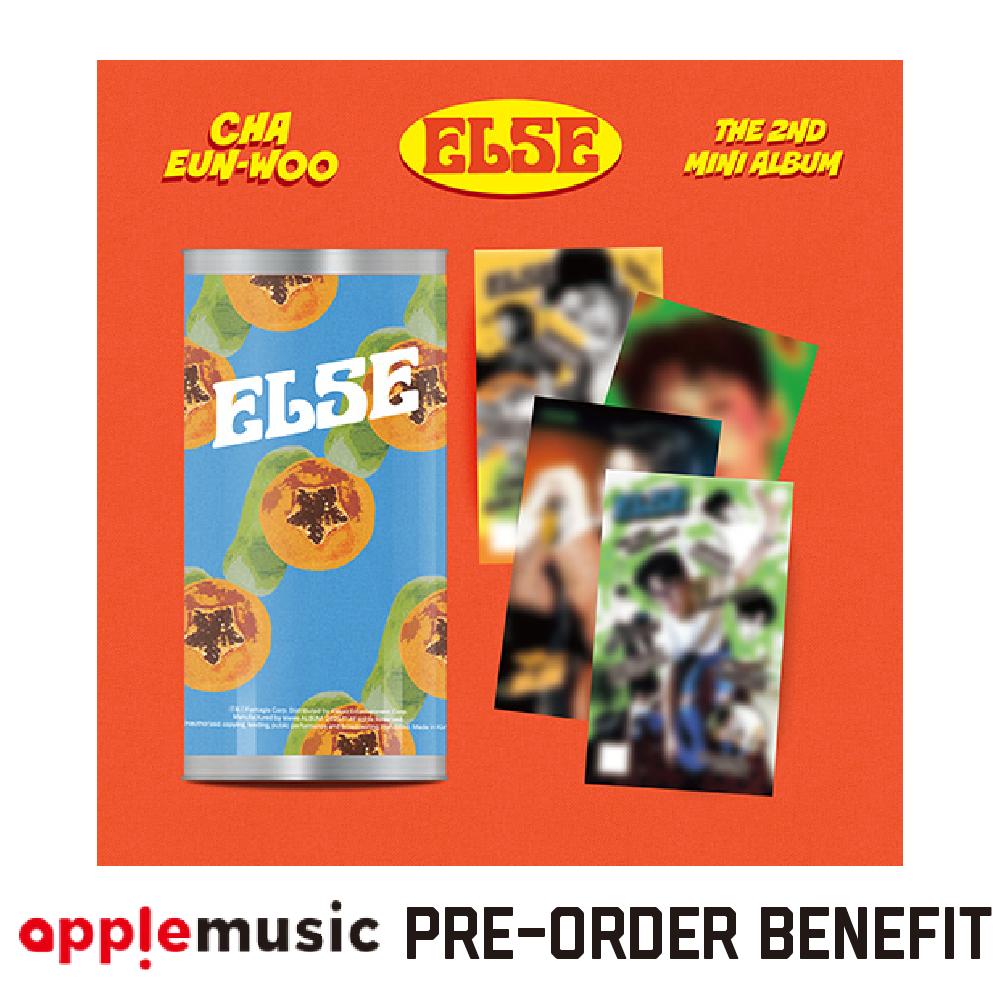 

Pre-order CHA EUN WOO 2nd Mini Album ELSE Kiwee ver. & applemusic POB