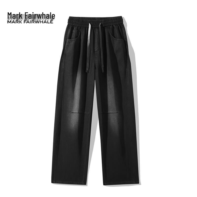 MARK FAIRWHALE Men s Lyocell Loose Straight Jeans M