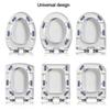 Toilet Paster Buffering Protective Antislip Toilet Cover Gasket Bumper Self-adhesive Cushion