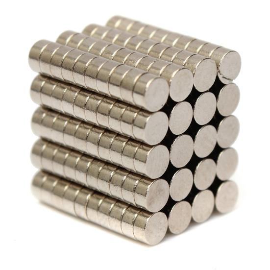 200Pcs 3x1.5mm N35 Strong Round Cylinder Blocks Rare Earth Neodymium Magnets